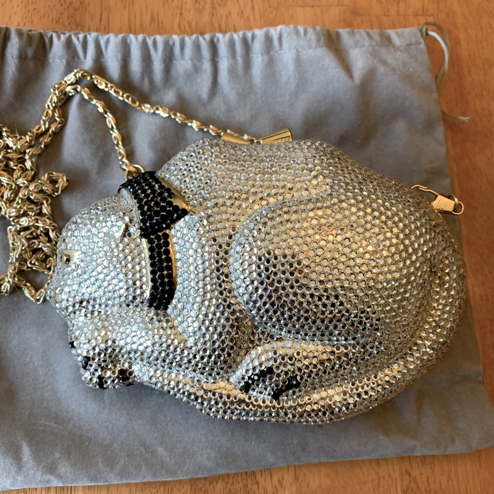 Nina Ricci vintage crystal clutch, very unique!